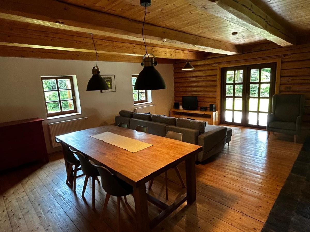 Log Cabin In Czech-Saxon Switzerland Šluknov Esterno foto